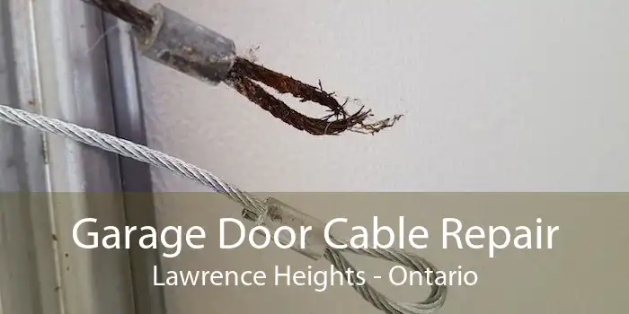 Garage Door Cable Repair Lawrence Heights - Ontario