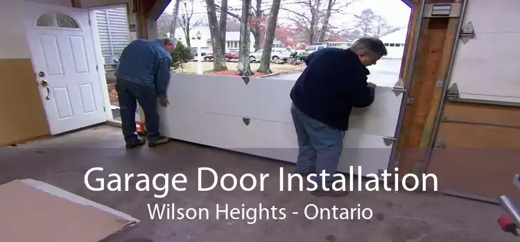Garage Door Installation Wilson Heights - Ontario