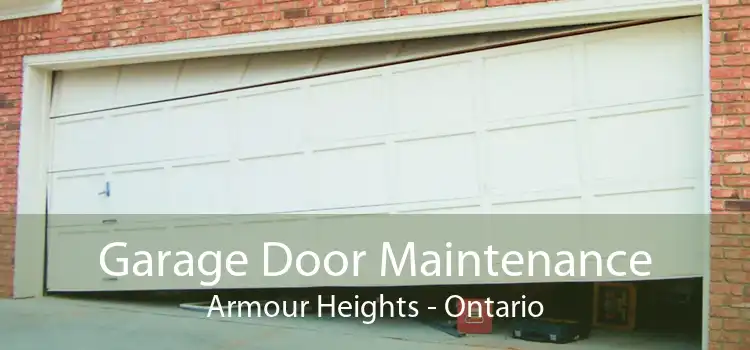 Garage Door Maintenance Armour Heights - Ontario