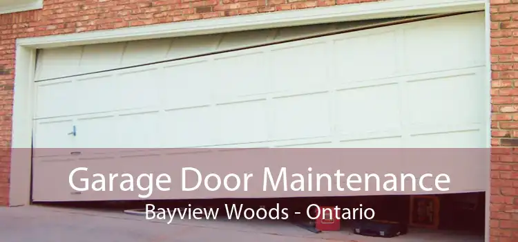 Garage Door Maintenance Bayview Woods - Ontario