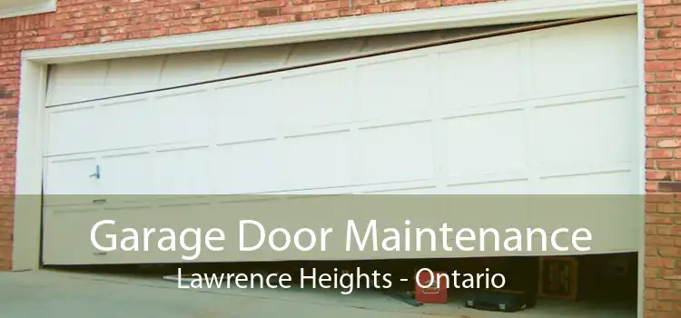 Garage Door Maintenance Lawrence Heights - Ontario