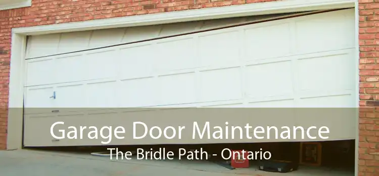 Garage Door Maintenance The Bridle Path - Ontario