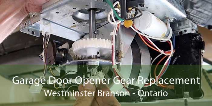 Garage Door Opener Gear Replacement Westminster Branson - Ontario
