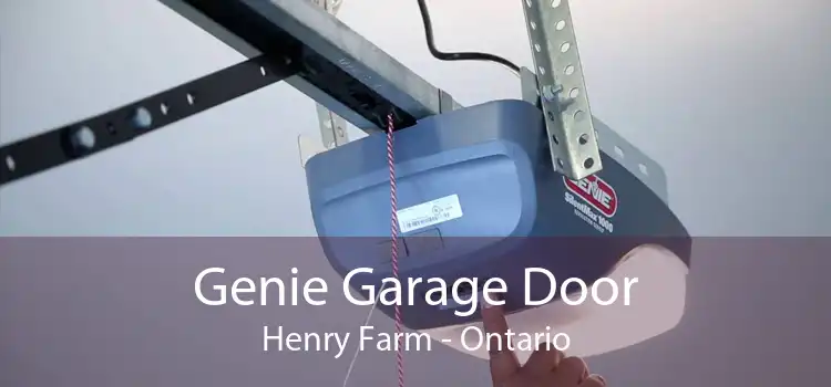 Genie Garage Door Henry Farm - Ontario