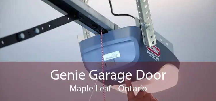 Genie Garage Door Maple Leaf - Ontario