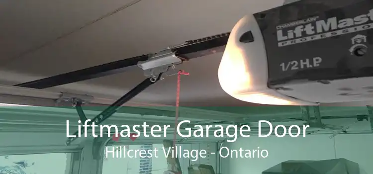 Liftmaster Garage Door Hillcrest Village - Ontario