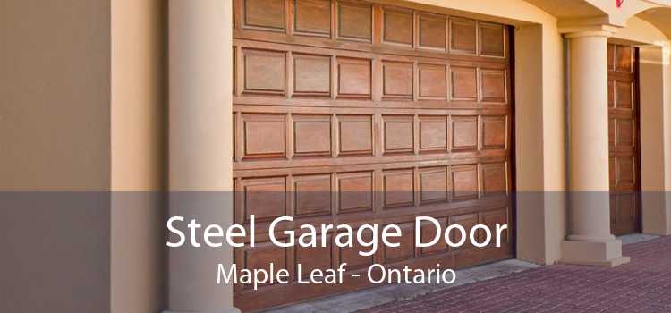 Steel Garage Door Maple Leaf - Ontario