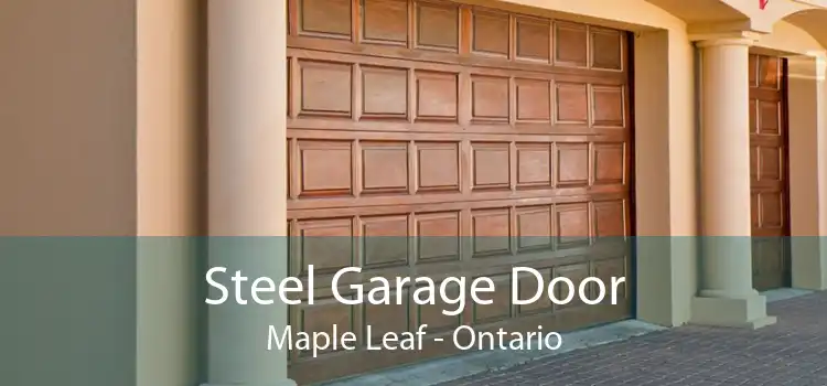 Steel Garage Door Maple Leaf - Ontario