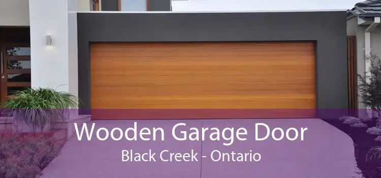 Wooden Garage Door Black Creek - Ontario