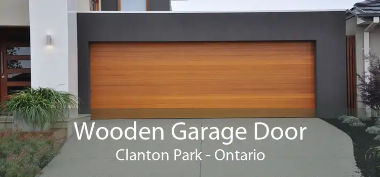 Wooden Garage Door Clanton Park - Ontario