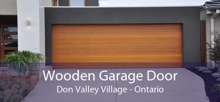 Wooden Garage Door Don Valley Village - Ontario