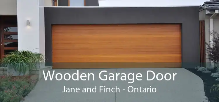 Wooden Garage Door Jane and Finch - Ontario