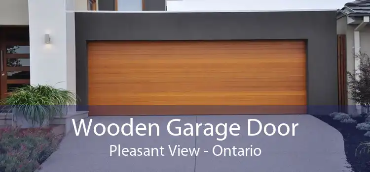 Wooden Garage Door Pleasant View - Ontario