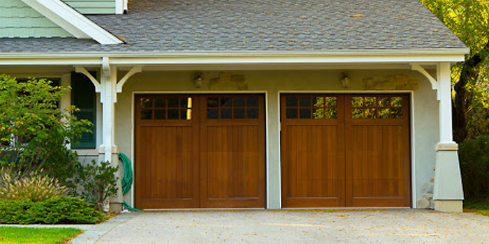 double garage doors aluminum in The Peanut